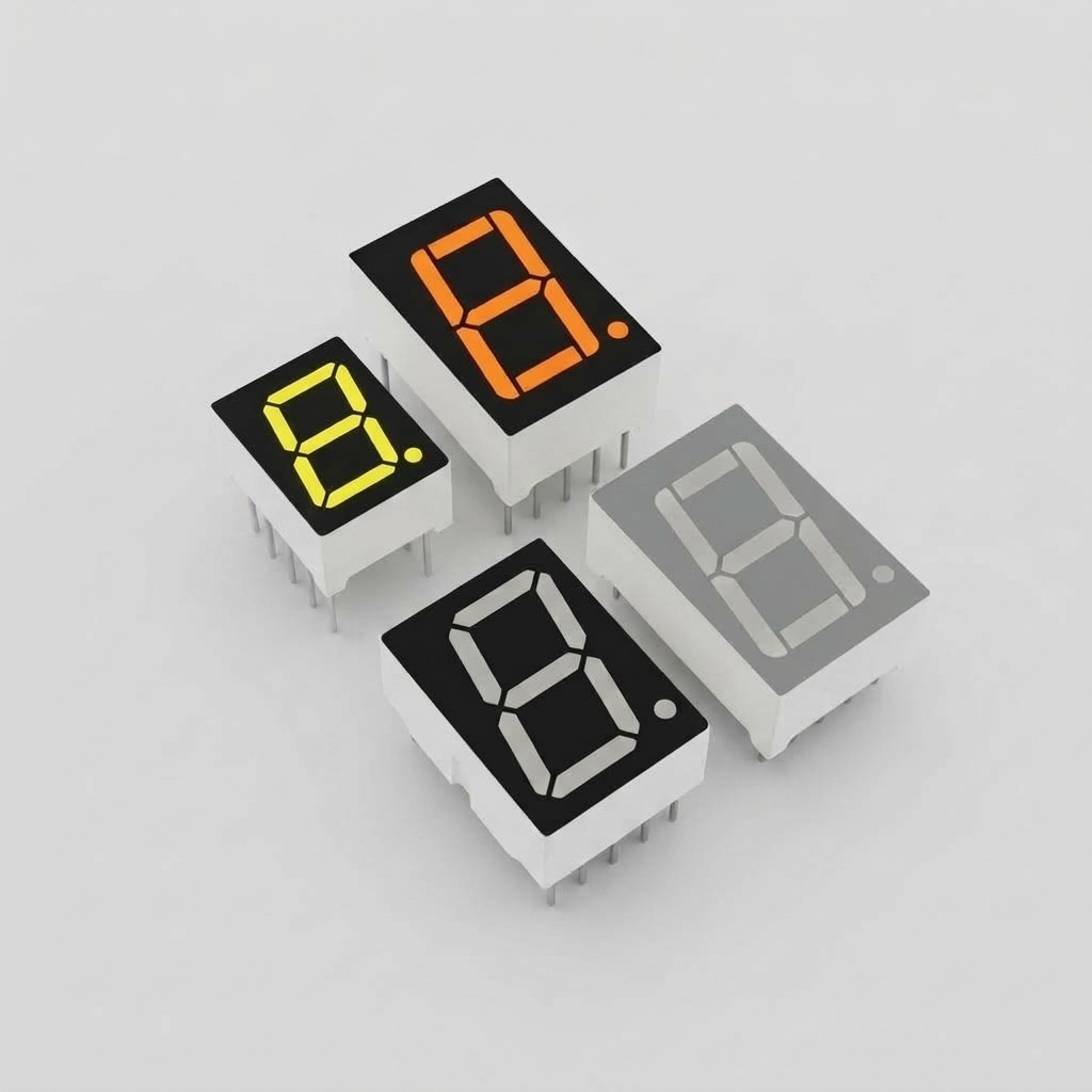 1 Digit 7 Segment LED Display – 0.2 inch to 5 inch