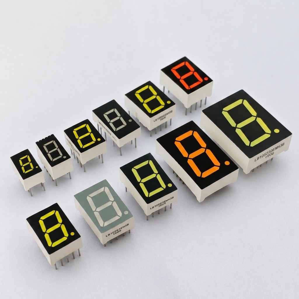 1 Digit 7 Segment LED Display – 0.2 inch to 5 inch
