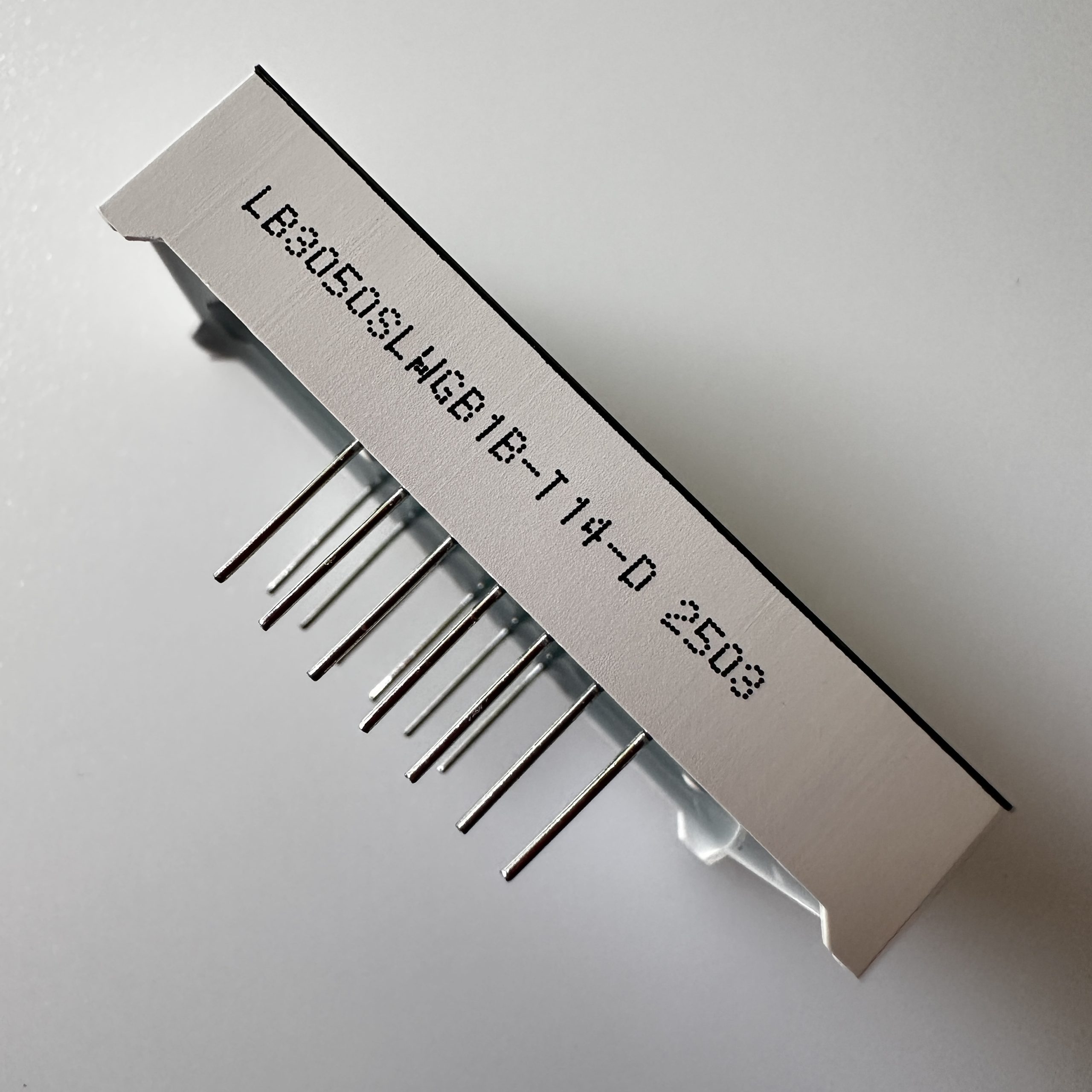 Customized White/Pure Green/Blue 7 Segment LED Display 3 Digit 12.7mm For Refrigerator