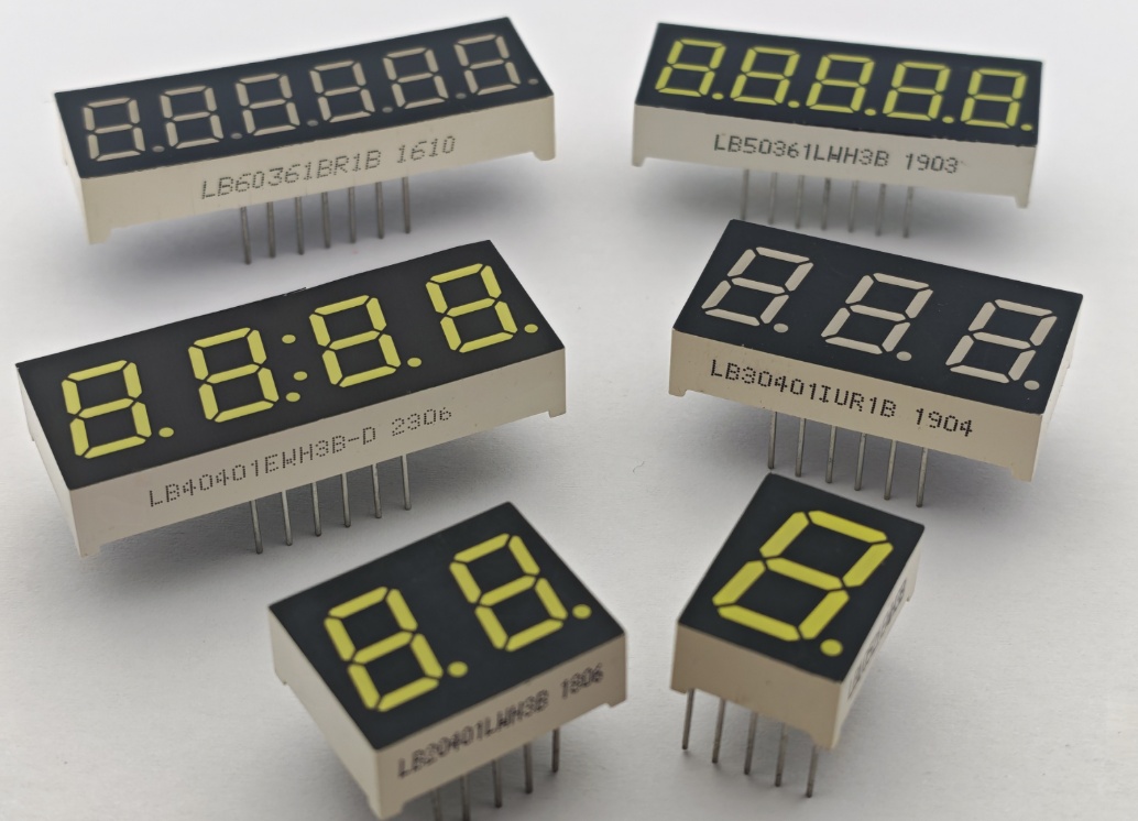 Ultra Bright 1-6 Digit 7 Segment LED Display