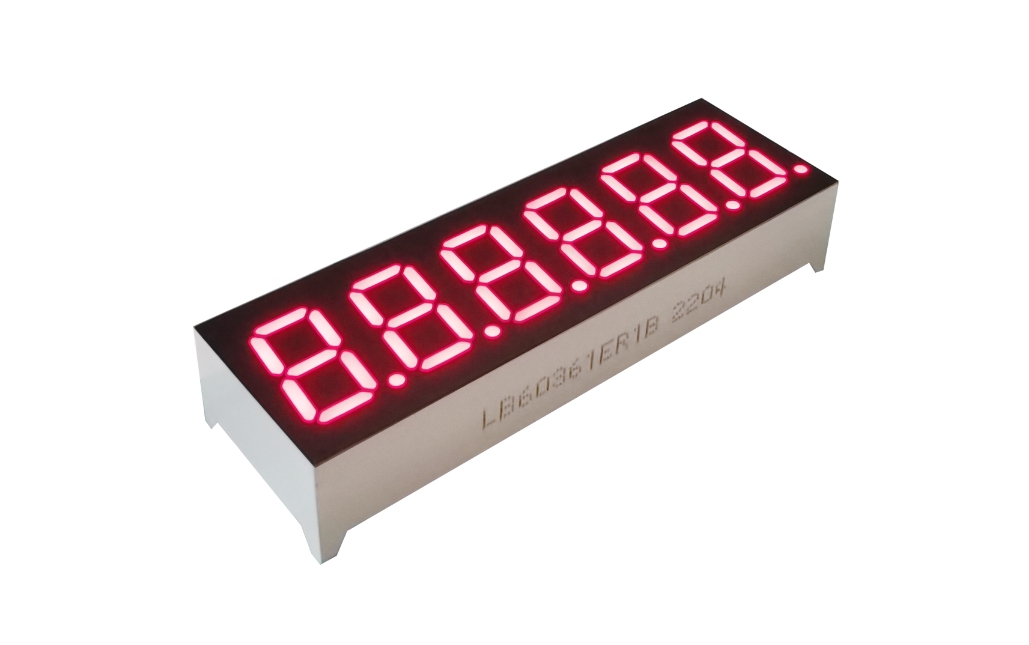 Ultra Bright Red 6 Digit 0.36 inch 7 Segment LED Display
