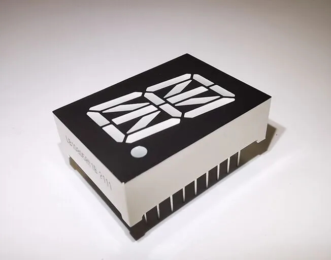 0.8-inch (20.32mm) single-digit 16-segment displays