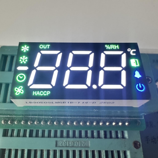 Customized White or Pure Green or Blue 7 Segment LED Display