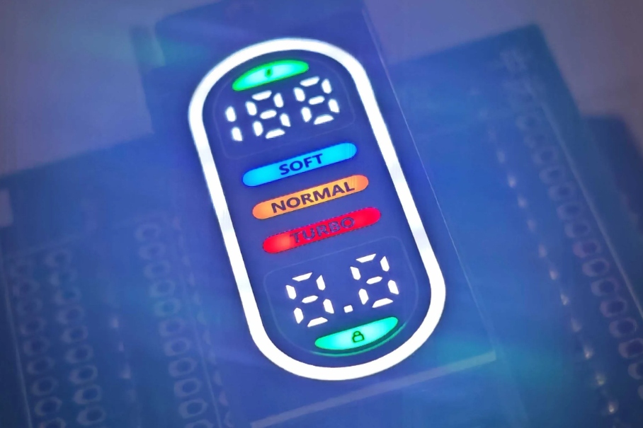 Multicolor Ultra Thin Custom 7 Segment LED Display for E-cigarette