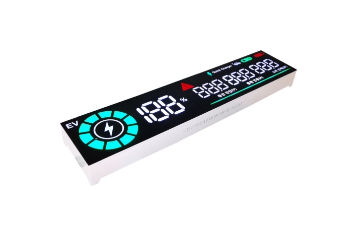 Enhanced Background Customized Mutil-Color 7 Segment LED Display for EV Charger