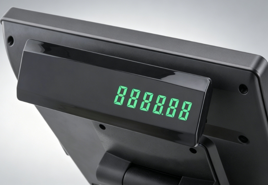 High-contrast LIGHTBO SMD LED displays for slim POS systems