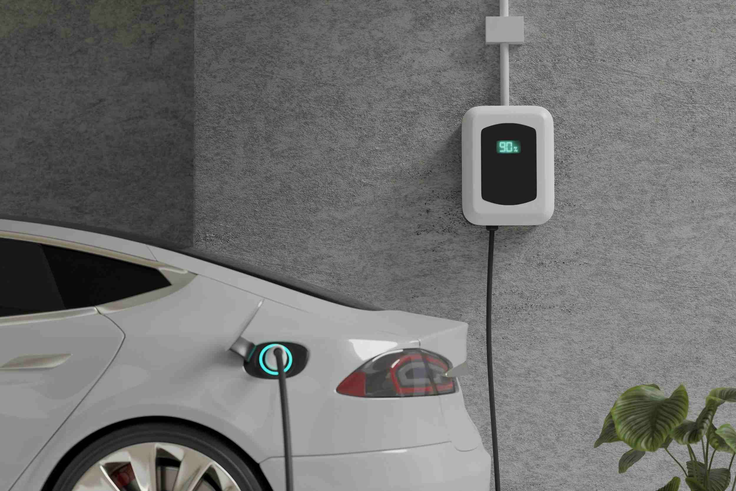 LED status display for electric vehicle charging station status