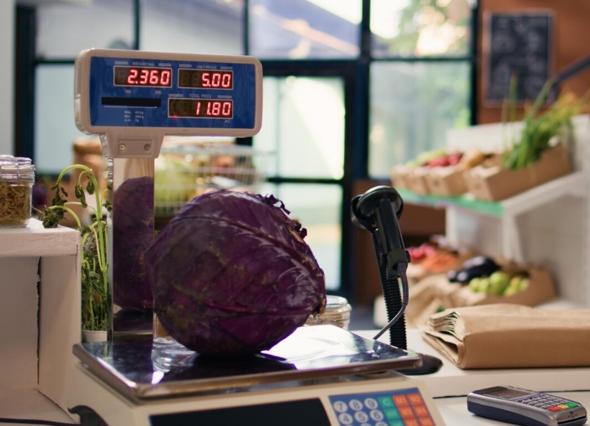 Reliable 7 segment LED display for waterproof fresh food weighing scales