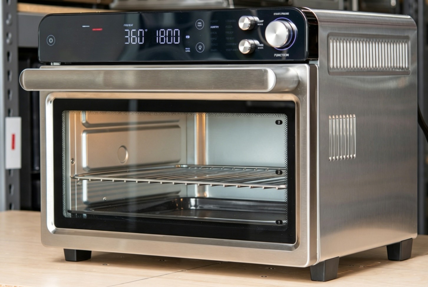 Heat-resistant 7-Segment Displays improve readability in home oven