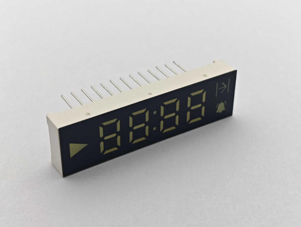 High-temperature materials and heat-dissipating substrates protect oven LED displays
