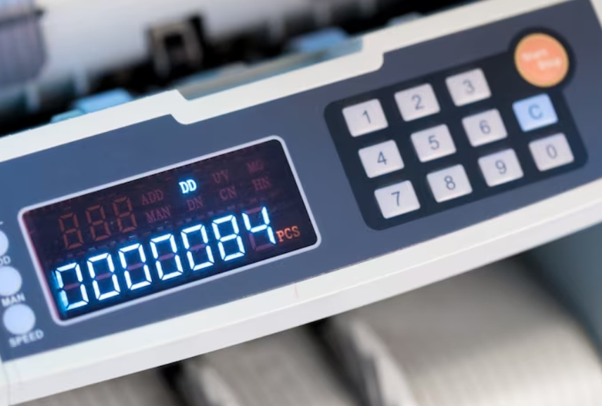 Industrial LED display optimized for clarity and viewing angles